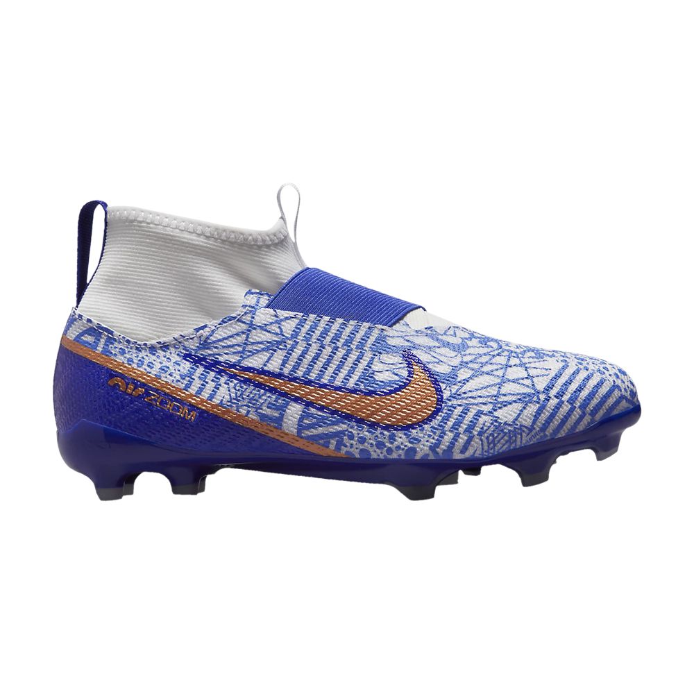Nike Zoom Mercurial Superfly 9 Pro CR7 FG GS 'Azulejo' | Blue | Kid's Size 5.5