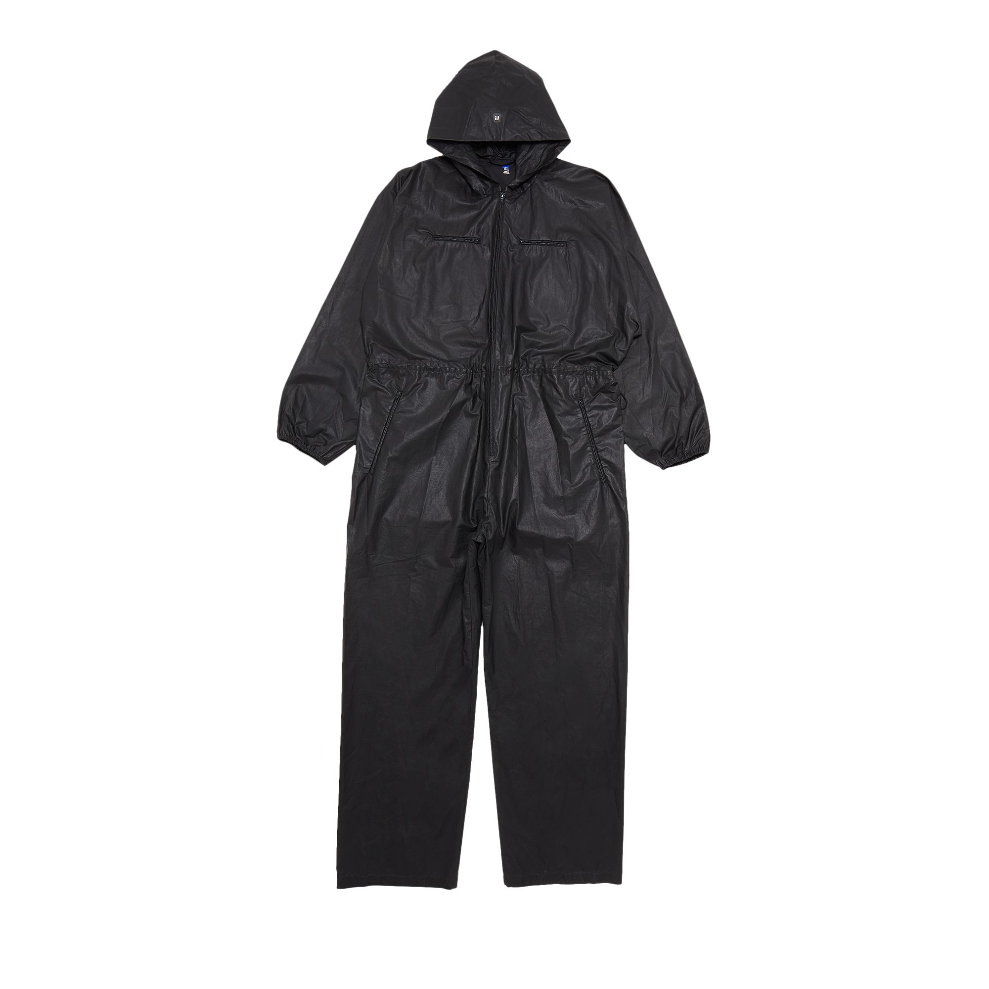Pre-owned Yeezy Gap Engineered By Balenciaga Sateen Overalls 'black'