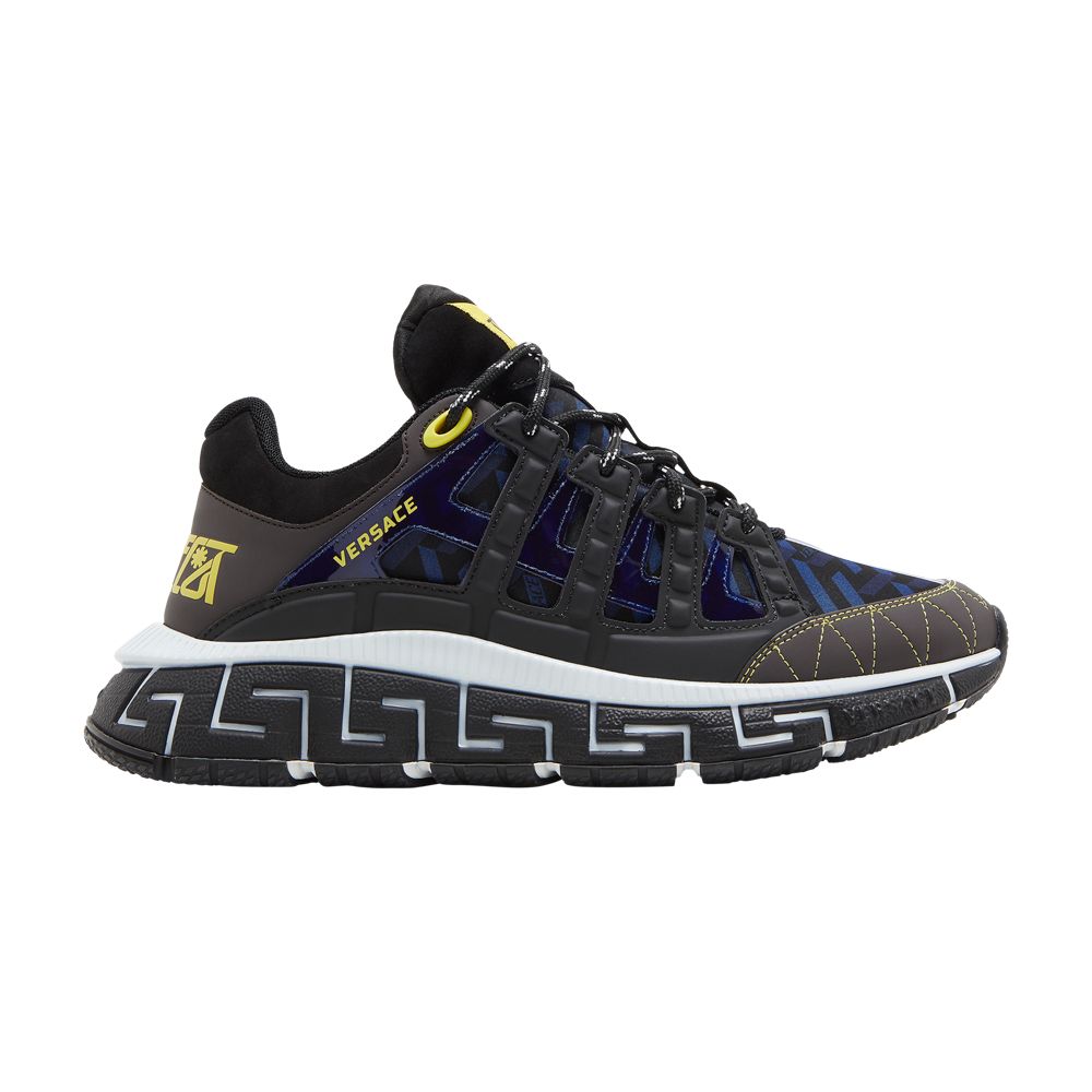Pre-owned Versace Trigreca 'black Navy' | Men's Size 41