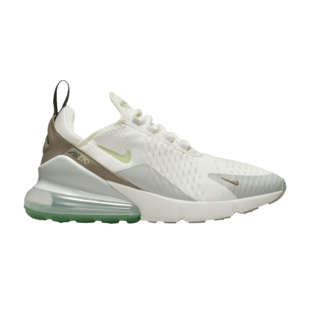nike 270 green and gold