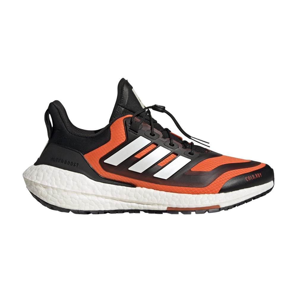 Pre-owned Adidas Originals Ultraboost 22 Cold.rdy 2.0 'black Impact Orange'