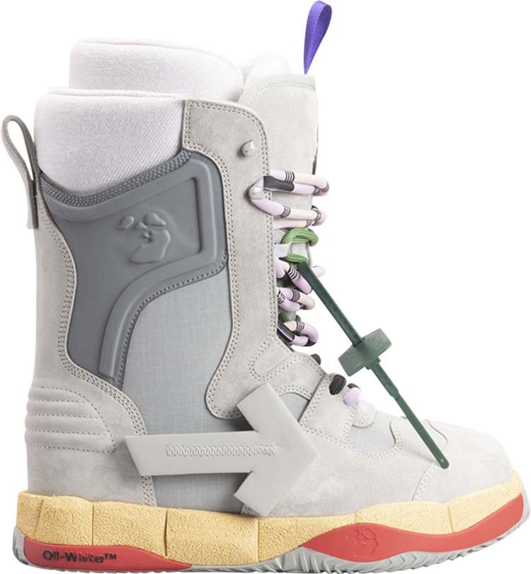 Off-White Wmns High Top Snow Boot 'Light Grey'