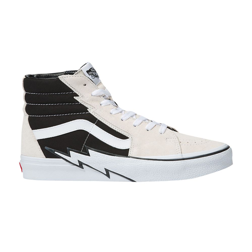 Pre-owned Vans Sk8-hi 'bolt - Antique White Black'