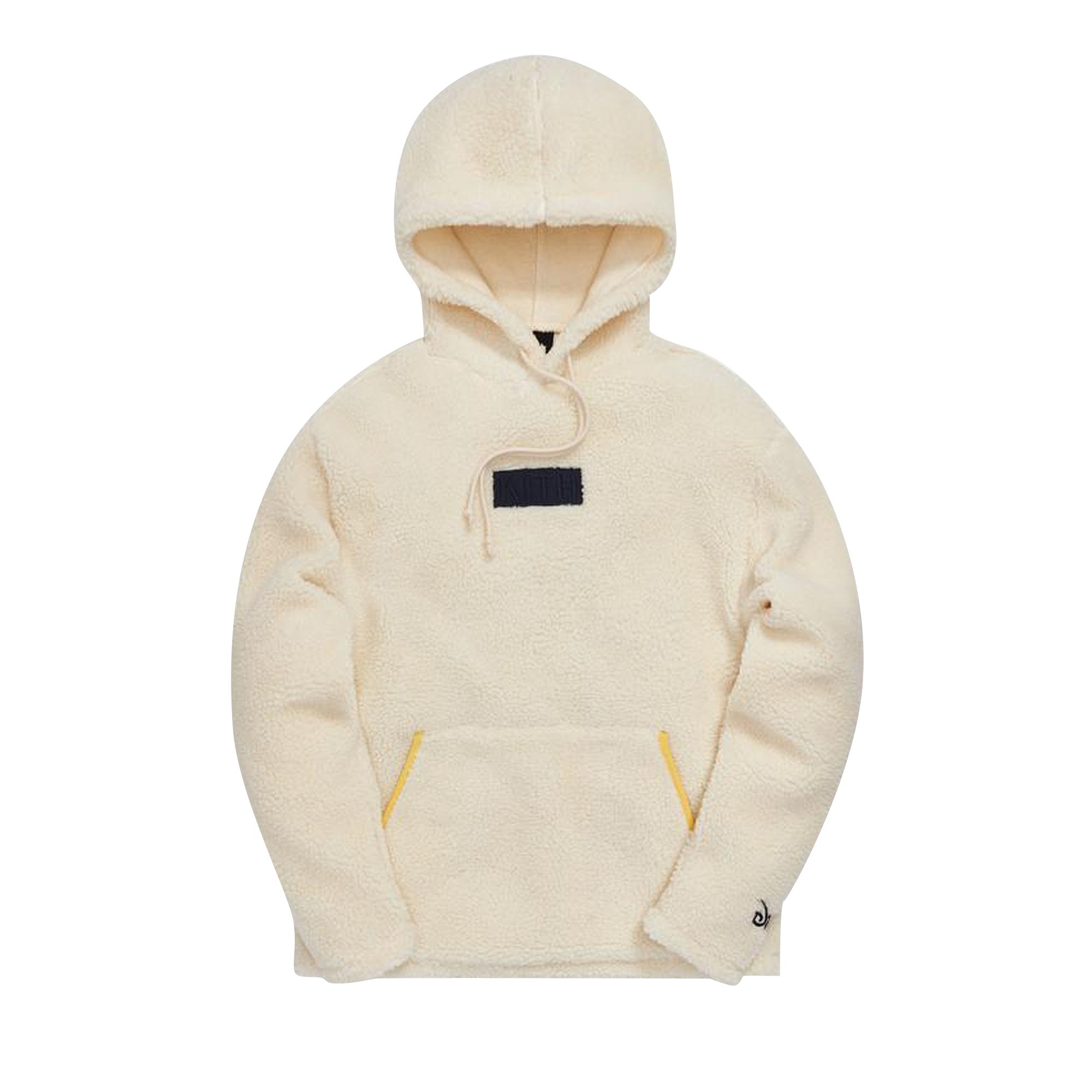Pre-owned Kith X Disney Sherpa Hoodie 'natural' | Cream | Men's Size L