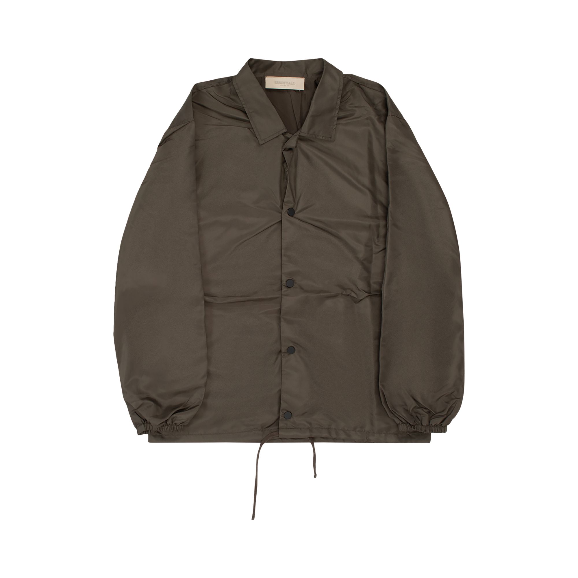 Fear of God Essentials Coaches Jacket 'Off Black' | Men's Size M