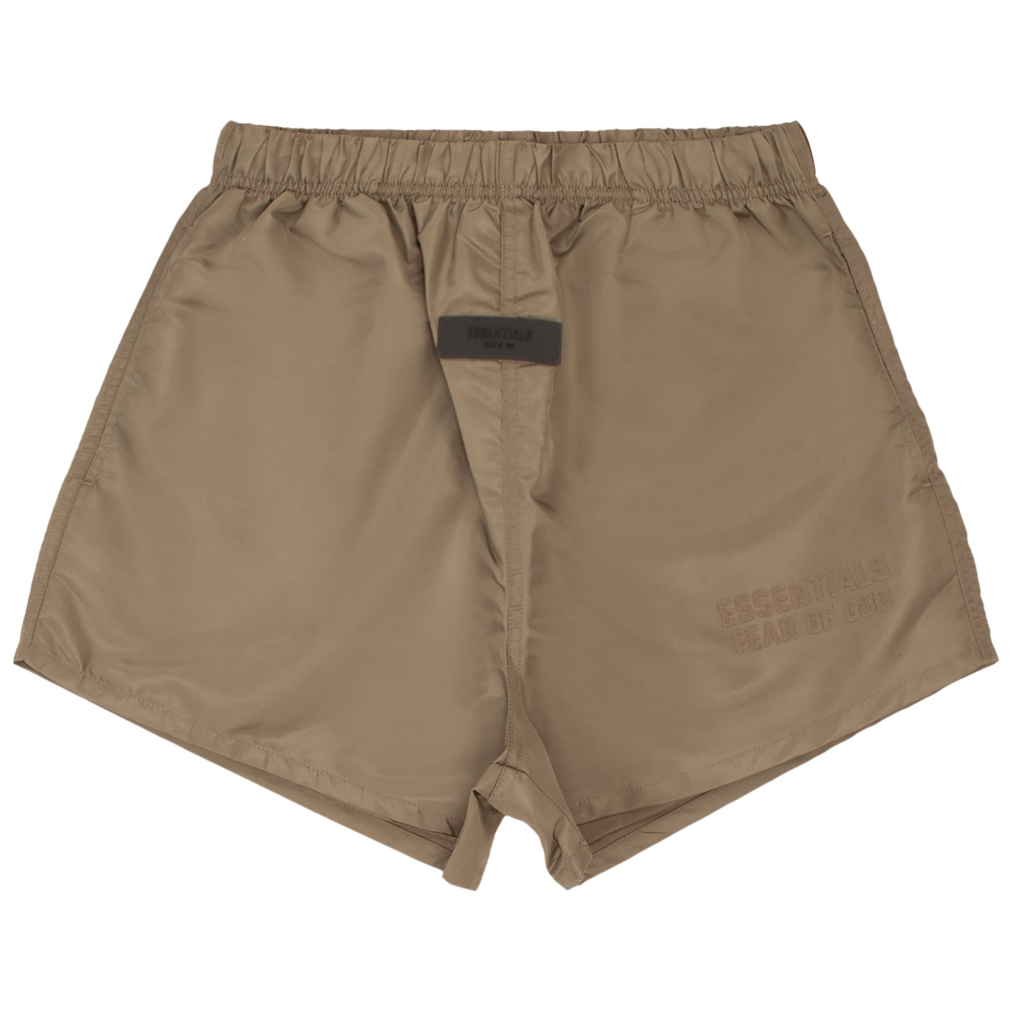 Fear of God Essentials Running Shorts 'Wood' | Brown | Men's Size XS