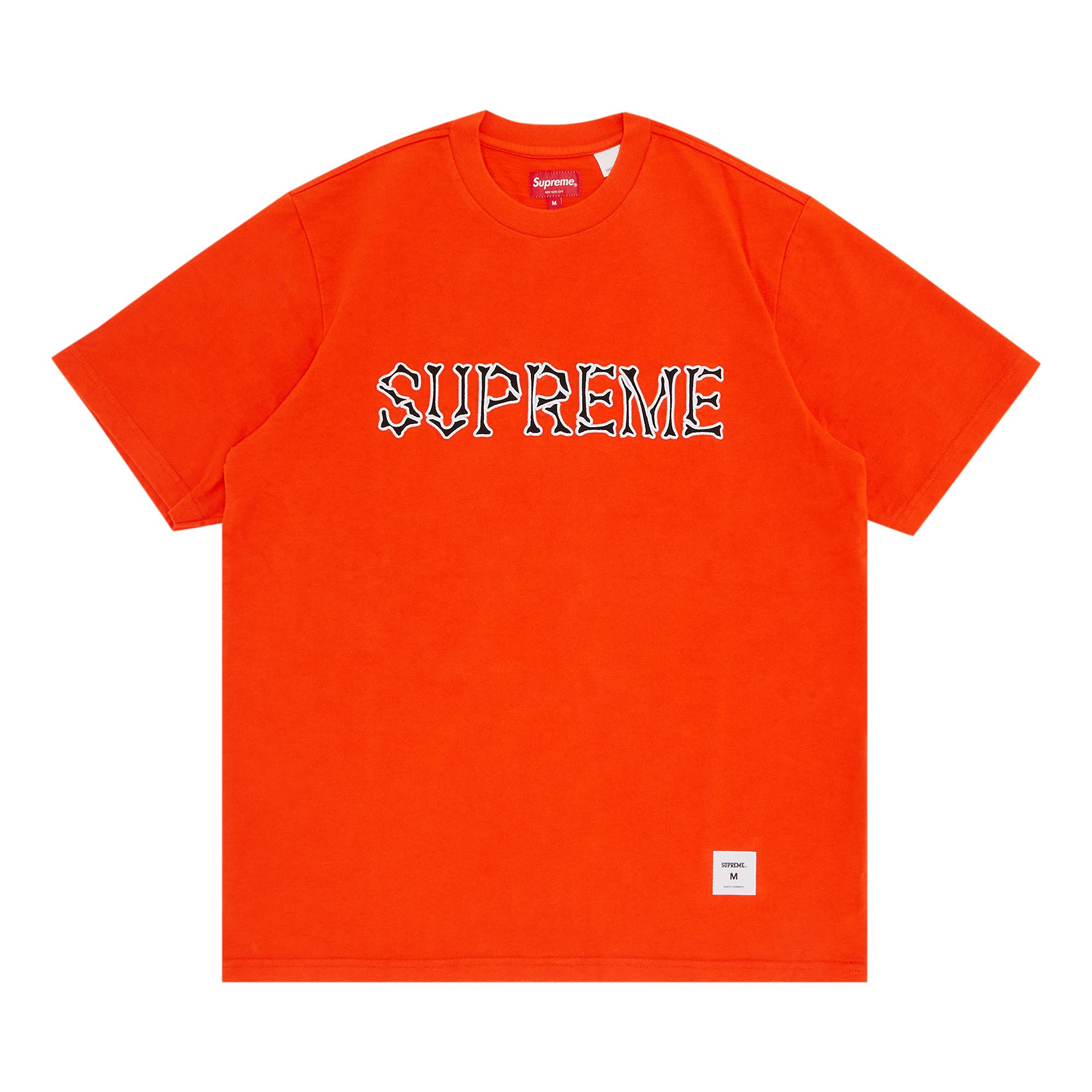 Supreme Bones Short-Sleeve Top 'Orange' | Men's Size L
