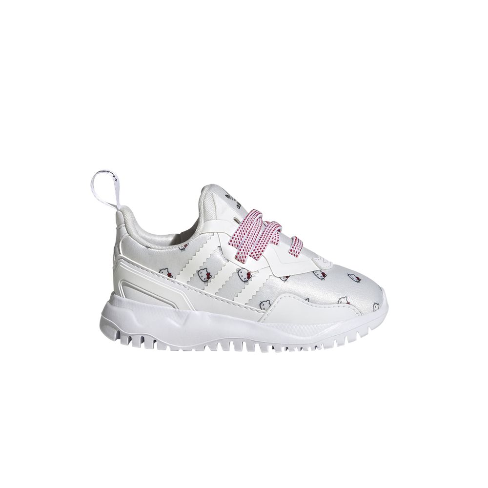 Pre-owned Adidas Originals Adidas Hello Kitty X Originals Flex I 'allover Print' | White | Infant Size 6