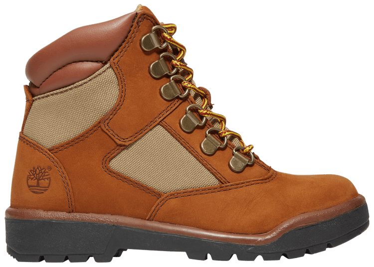 Timberland 6 Inch Field Boot Youth Medium Brown