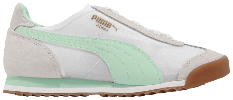 Puma roma white green hotsell