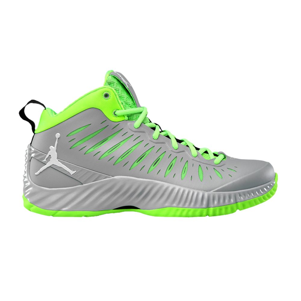 Jordan Super.Fly 'Wolf Grey Electric Green' | Men's Size 9.5 - 528650-045