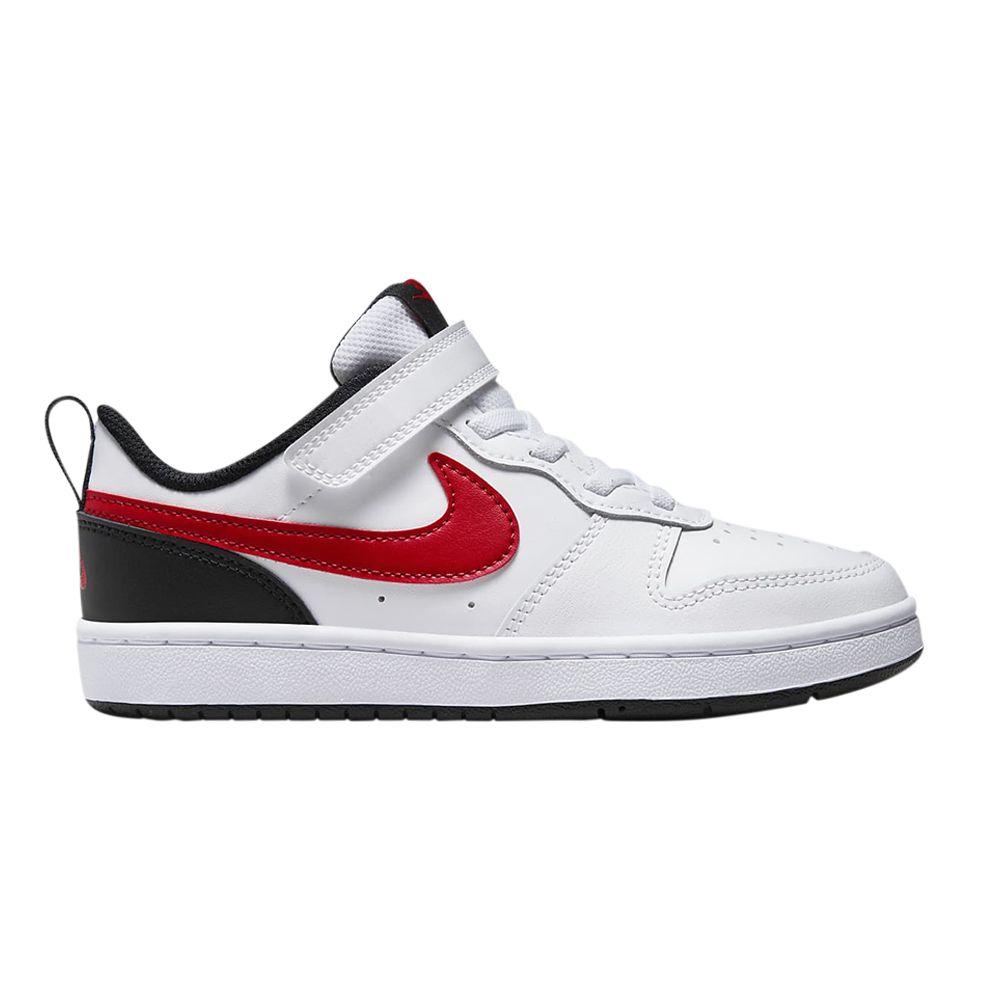 Pre-owned Nike Court Borough Low 2 Ps 'white Black Red' | Kid's Size 12