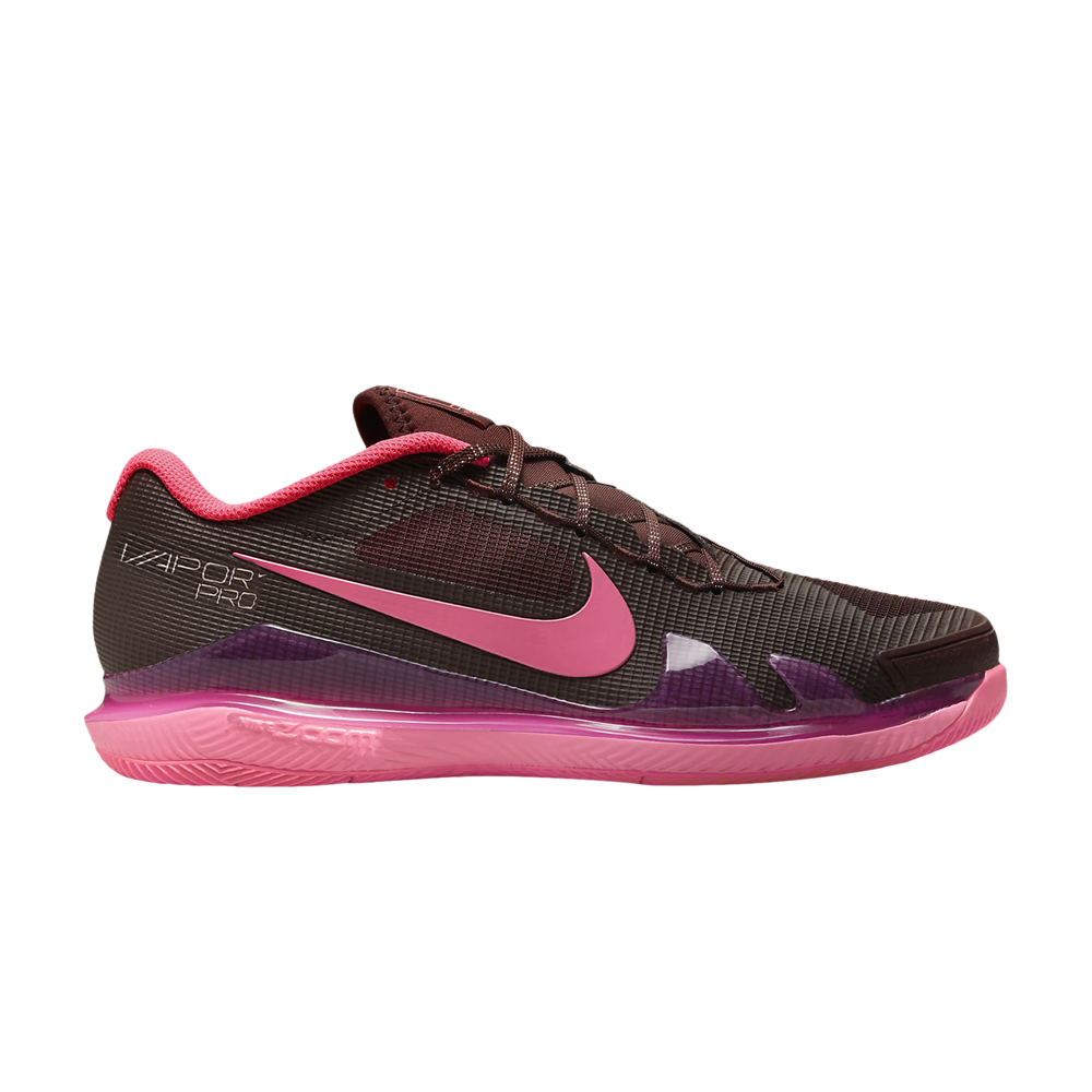 Pre-owned Nike Wmns Court Air Zoom Vapor Pro Premium 'burgundy Crush Hyper Pink' In Red