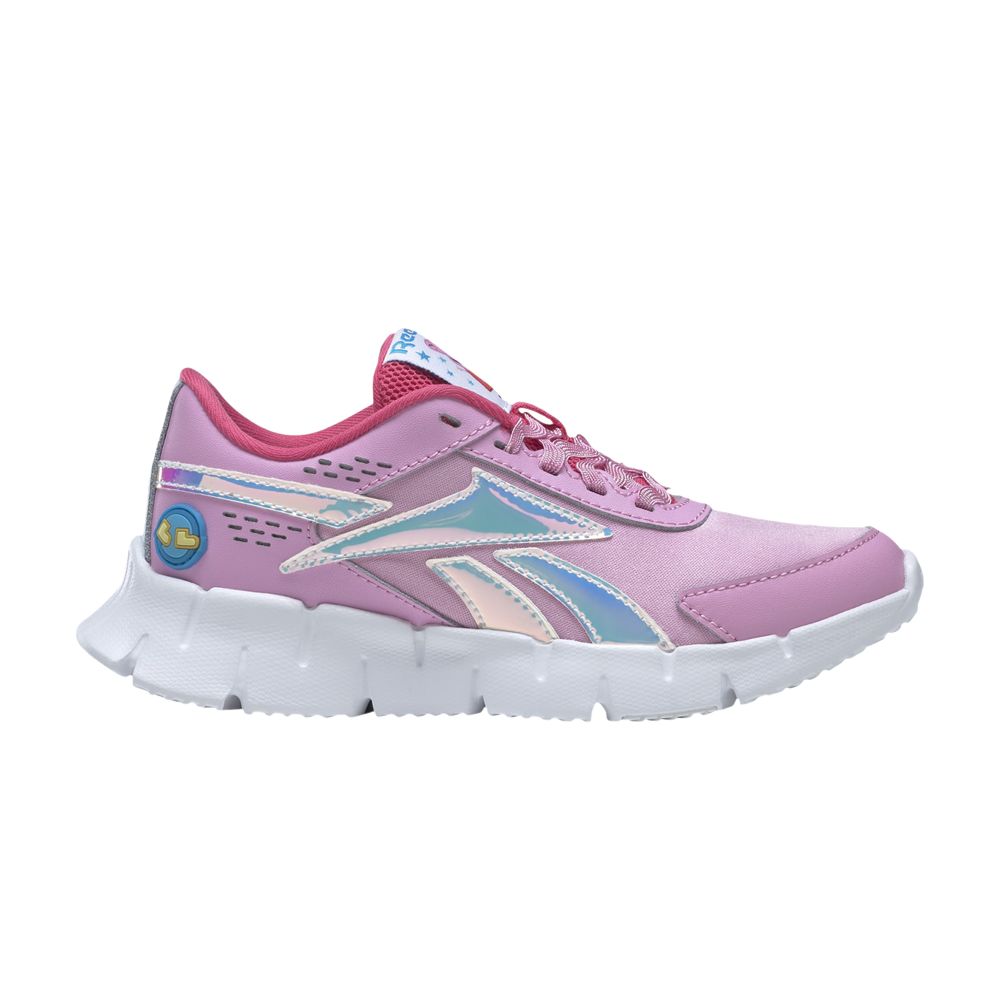 Pre-owned Reebok Peppa Pig X Zig Dynamica 2 Little Kid 'teddy And Rain Boots' | Pink | Kid's Size 13.5