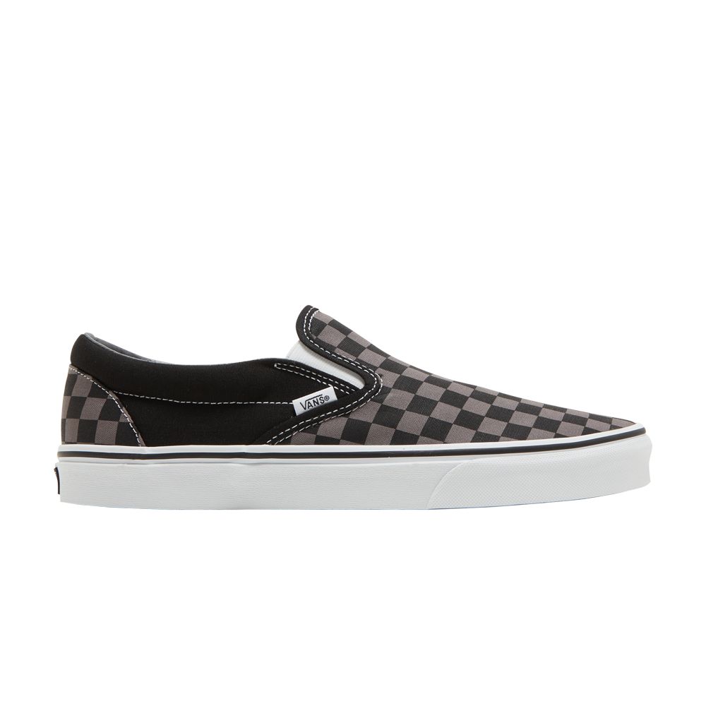 Vans Classic Slip-On 'Checkerboard Black Pewter' | Men's Size 10.5