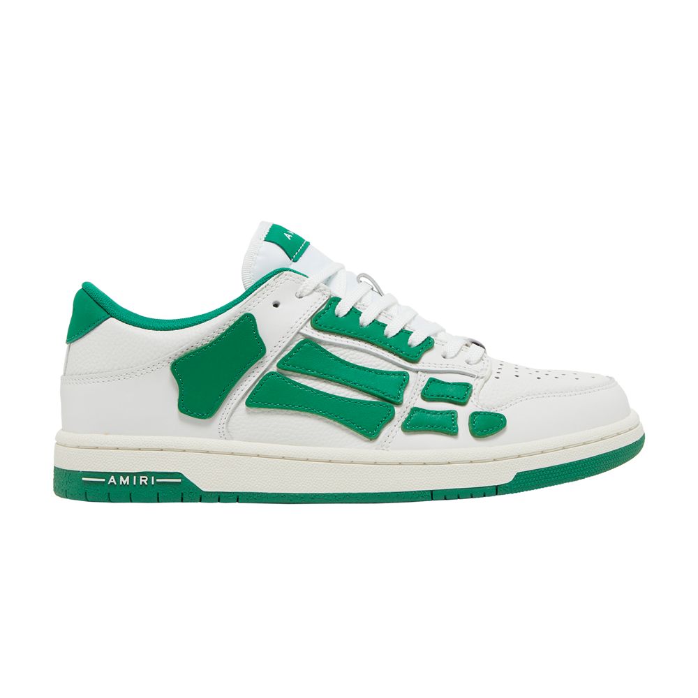 Amiri Amiri Skel Top Low 'White Green' | Men's Size 45