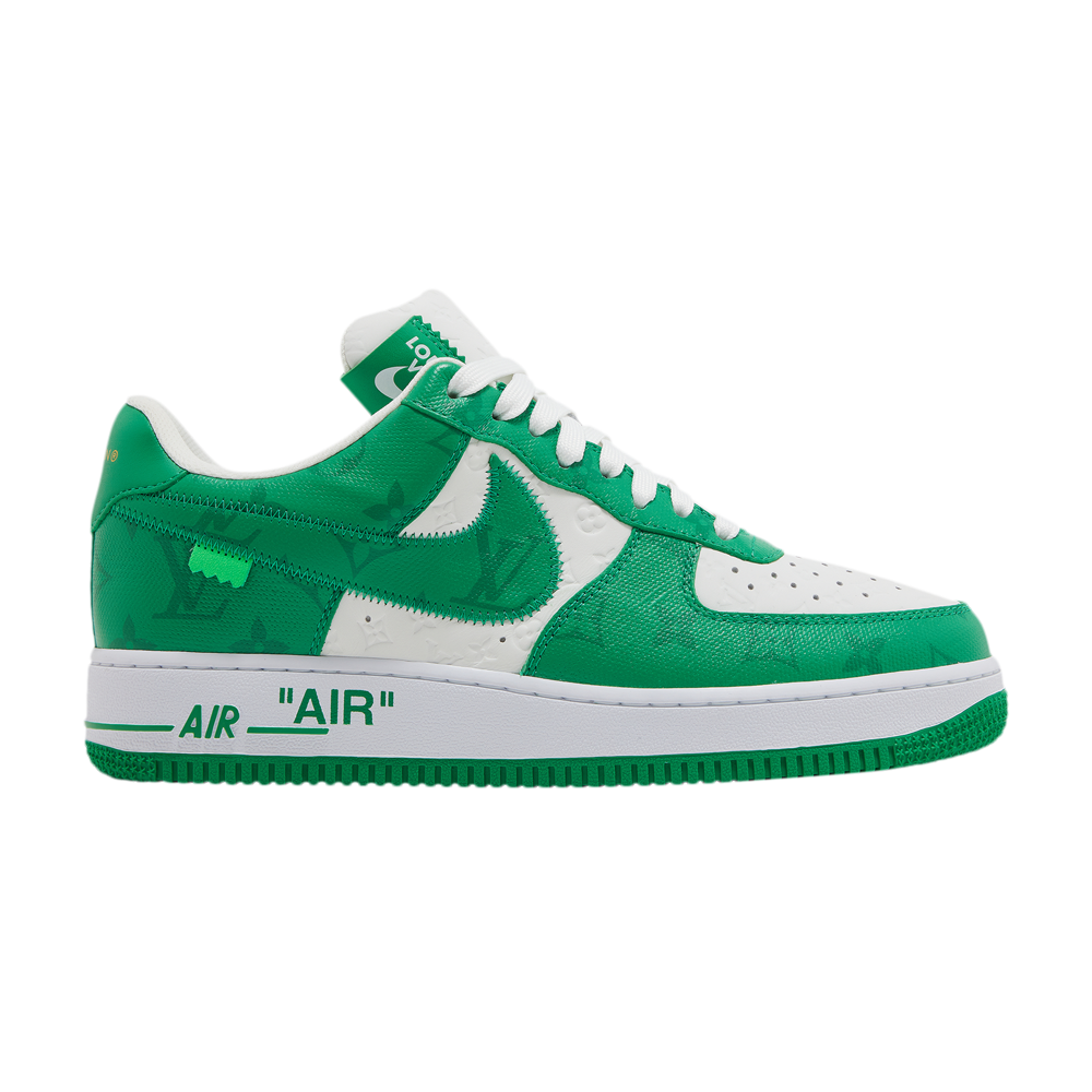 Pre-owned Nike Louis Vuitton X Air Force 1 Low 'white Gym Green'