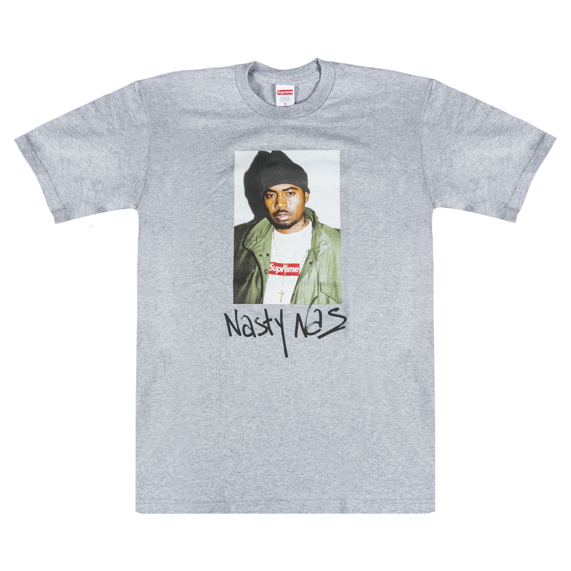 Supreme Nas T-Shirt 'Grey' | Men's Size L