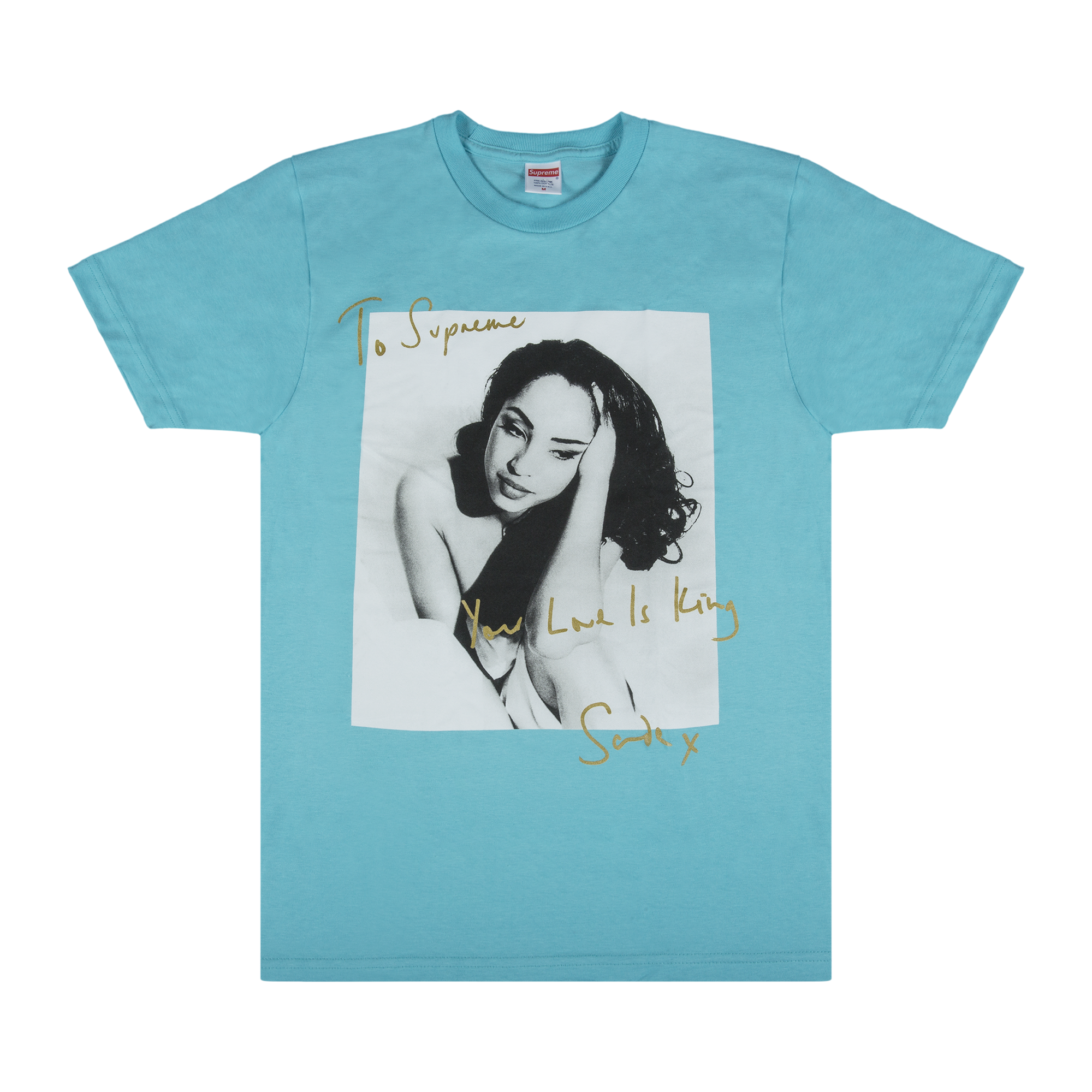 Pre-owned Supreme Sade T-shirt 'aqua' In Blue