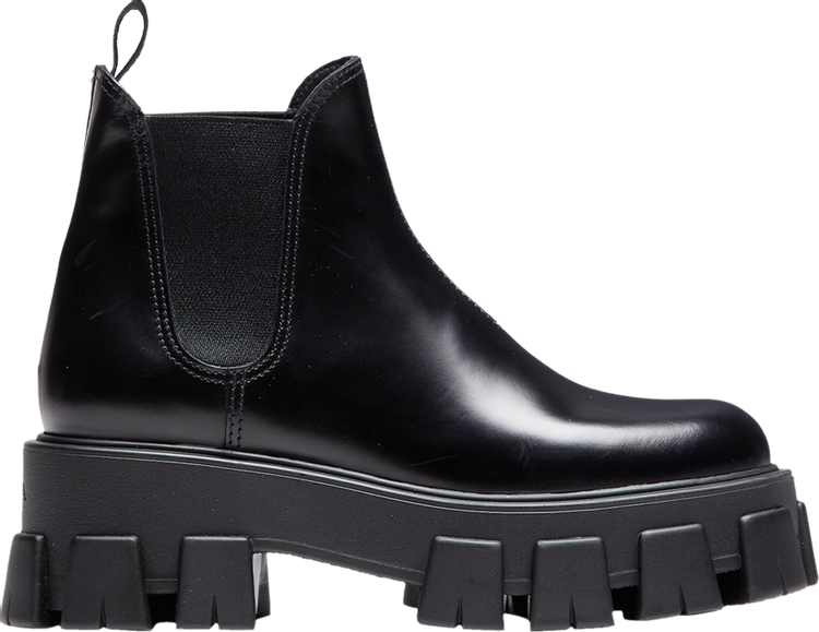 Prada Wmns Monolith Chelsea Boot 'Black'