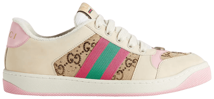 Gucci Wmns GG Screener 'GG Canvas - Beige Pink'