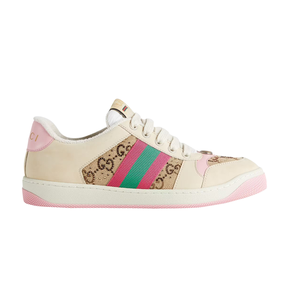 Pre-owned Gucci Wmns Gg Screener 'gg Canvas - Beige Pink' In Brown