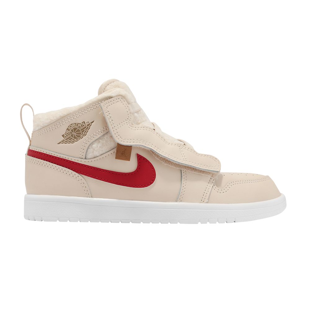 Air Jordan 1 Mid ALT Utility PS 'Fleece' | Tan | Kid's Size 1