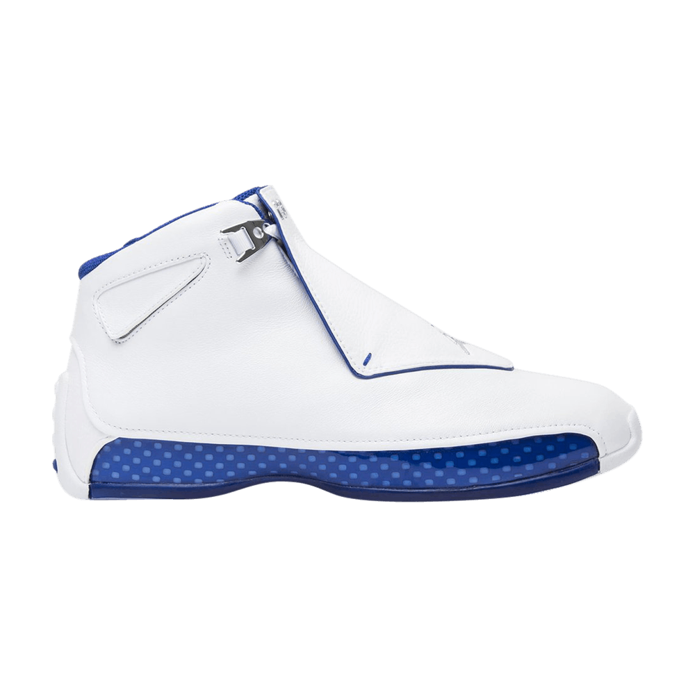 Jordan 18 retro white sport royal hot sale