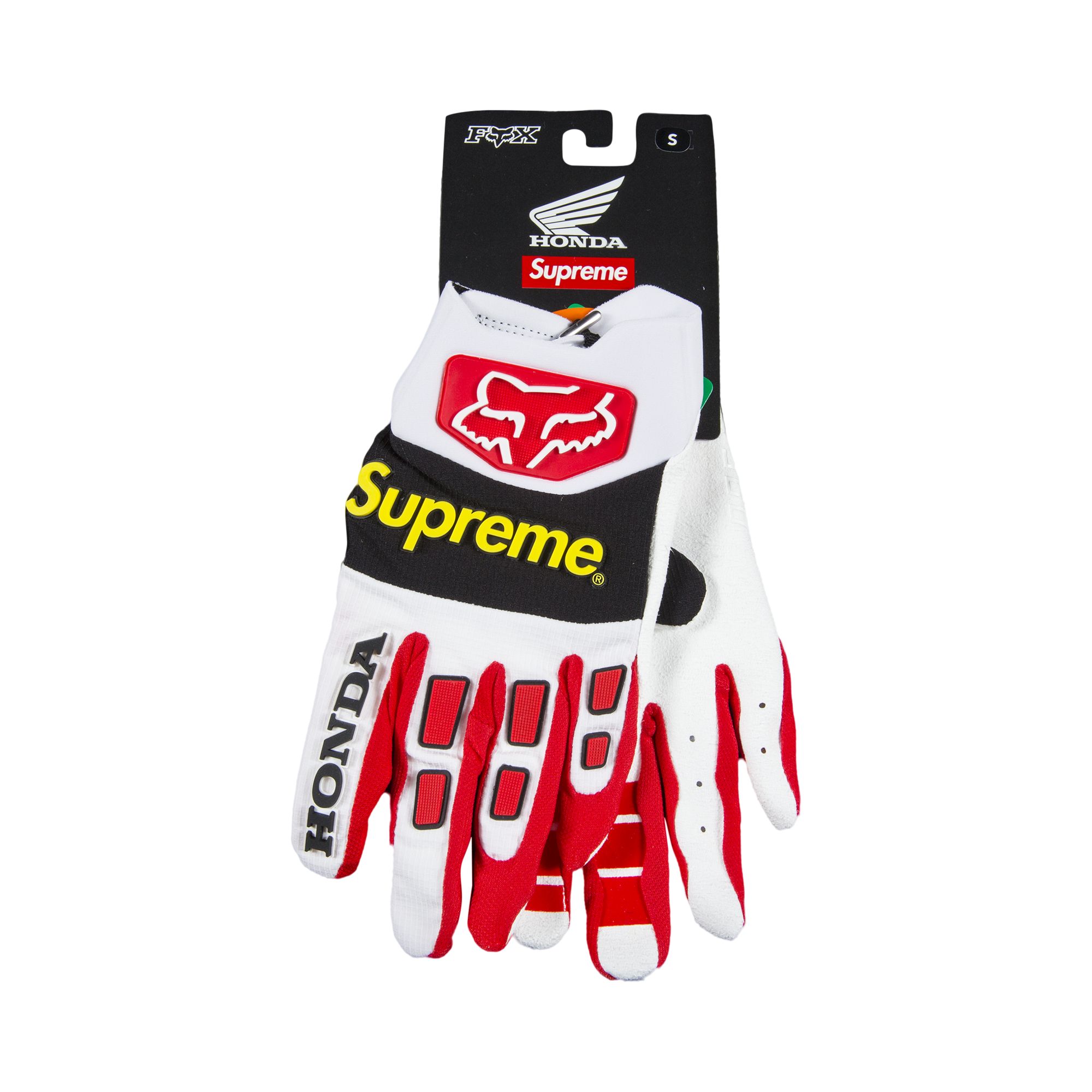 Supreme x Honda Fox Racing Gloves 'Red' | Men's Size S