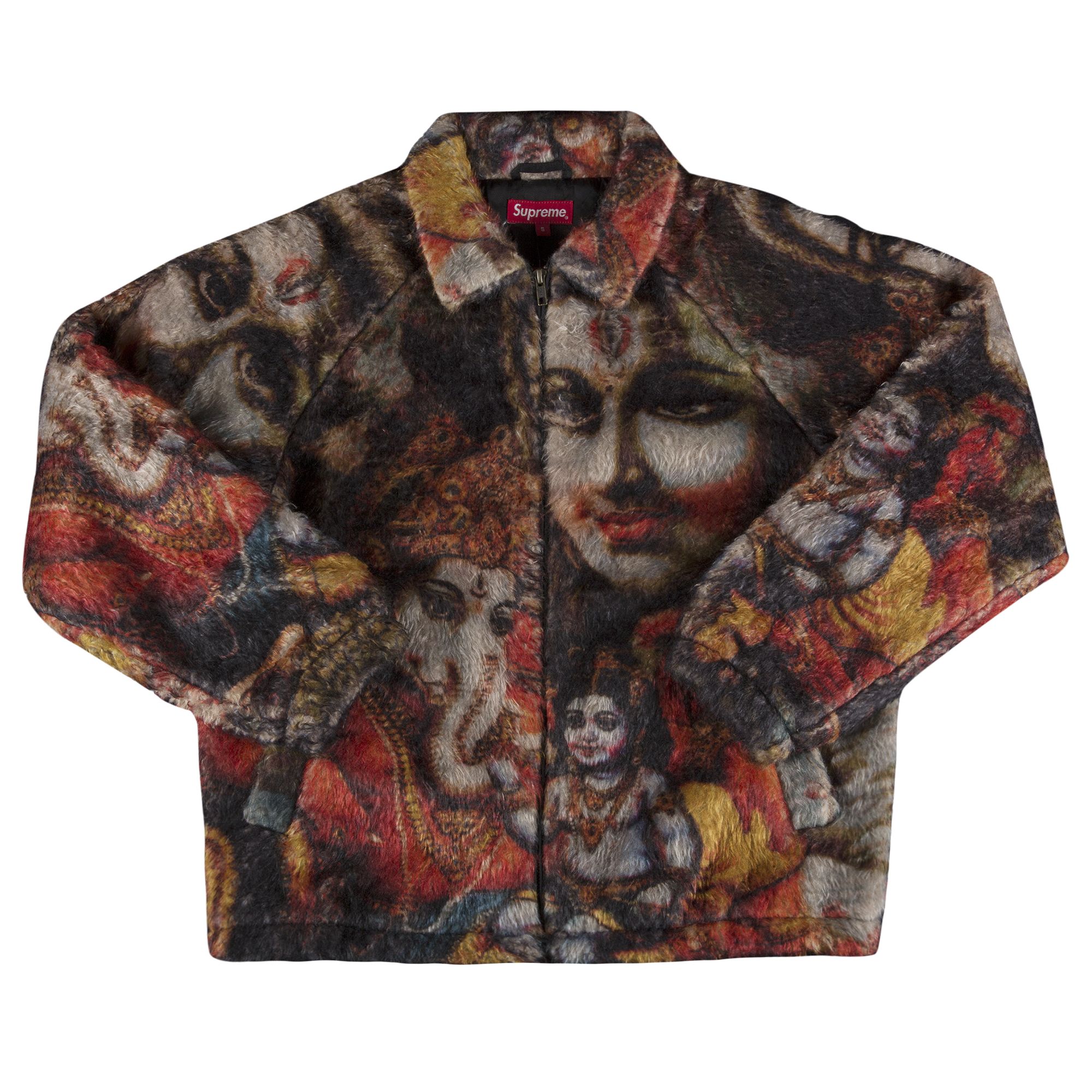 Supreme Ganesha Faux Fur Jacket 'Black' | Men's Size M