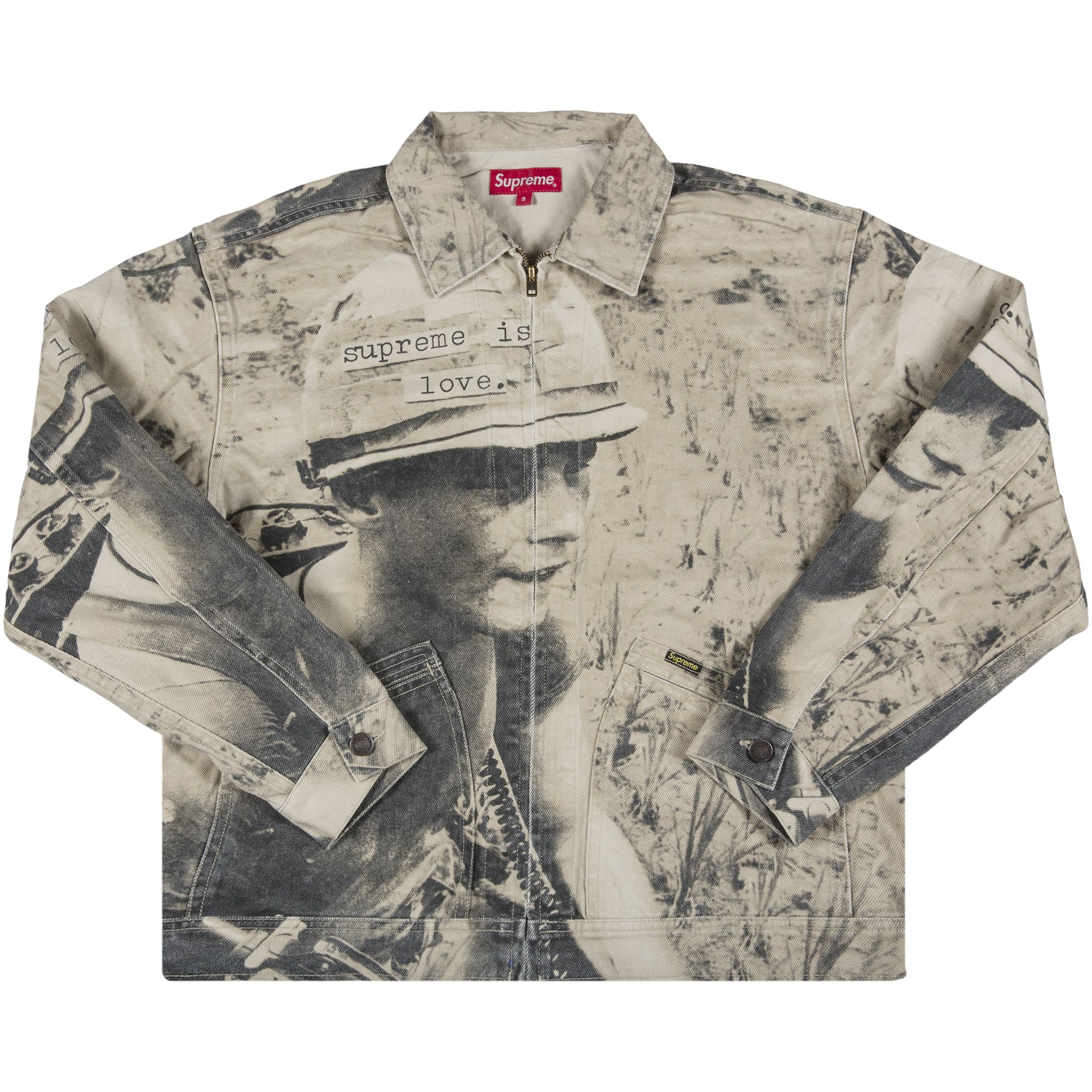 Supreme Is Love Denim Work Jacket 'Tan' | Men's Size S