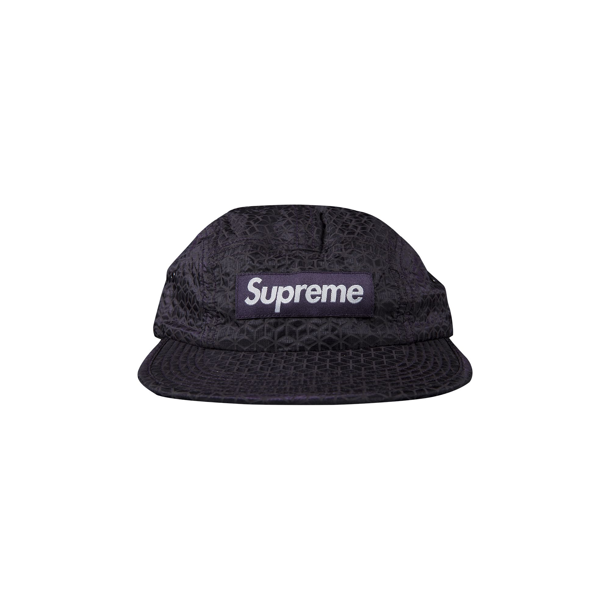 Pre-owned Supreme Geometric Ripstop Camp Cap 'purple' | Men's Size Onesize
