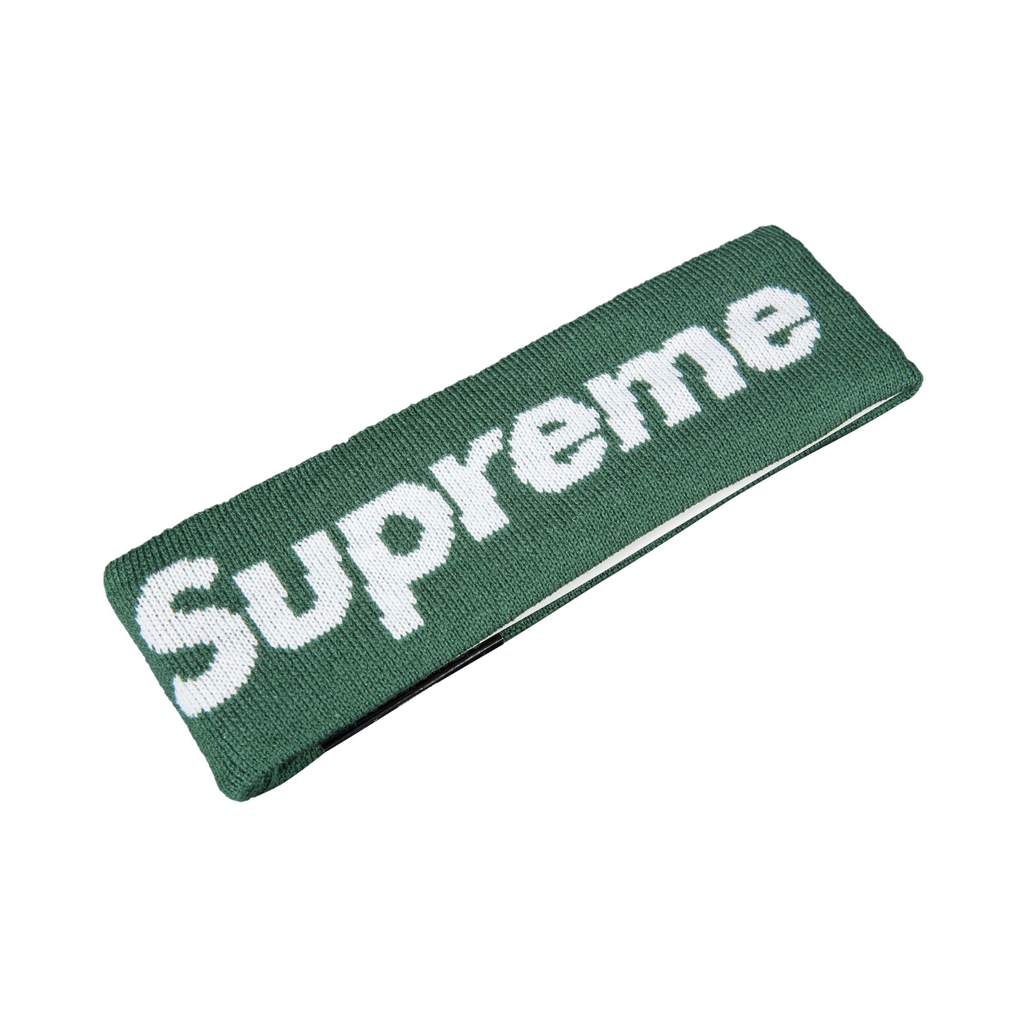 Supreme New Era Big Logo Headband 'Green' | Men's Size Onesize