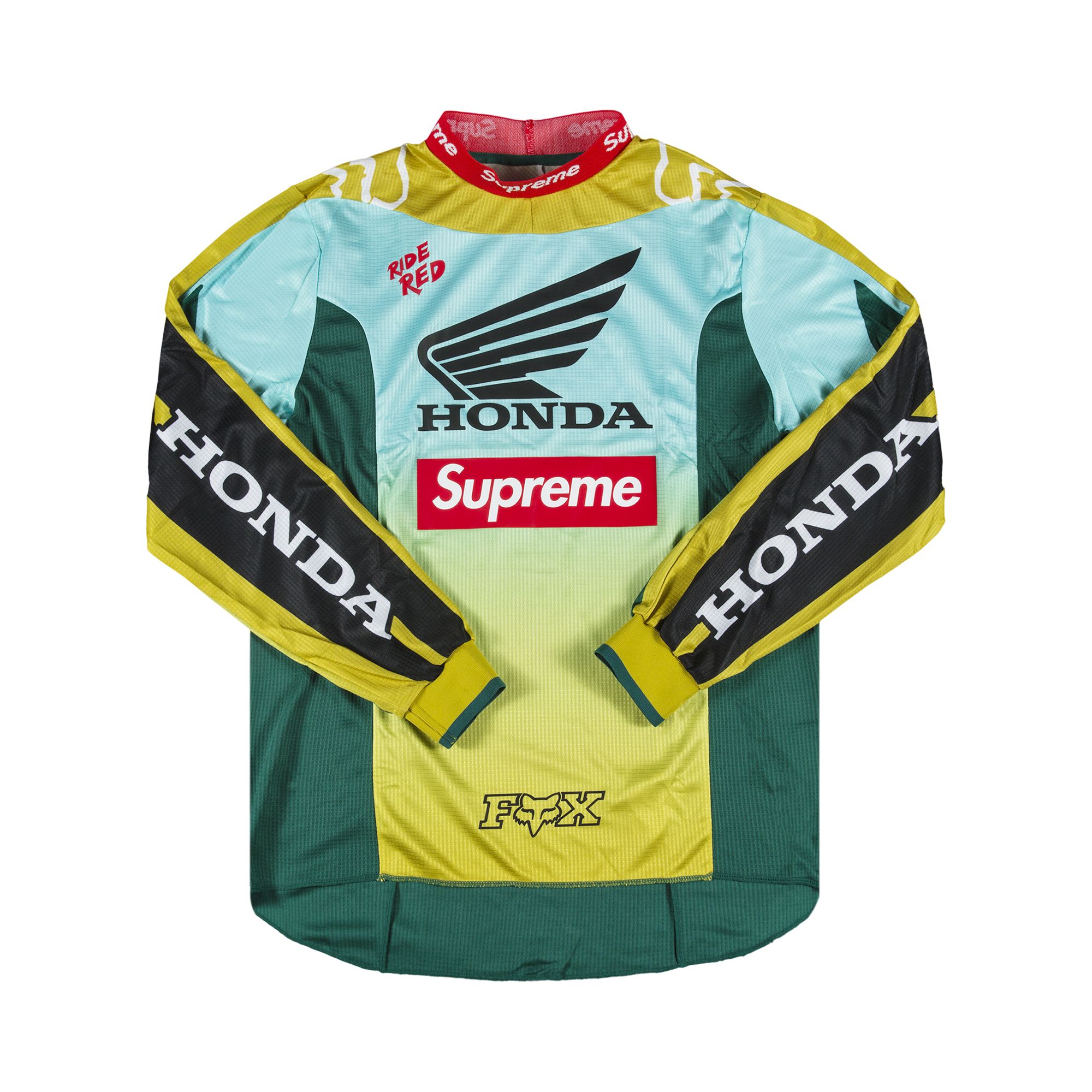 Supreme x Honda Fox Racing Moto Jersey 'Moss' | Green | Men's Size L