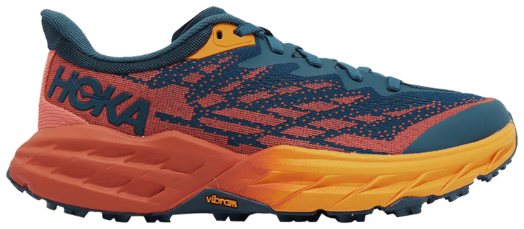 HOKA Wmns Speedgoat 5 Wide Blue Coral Camellia