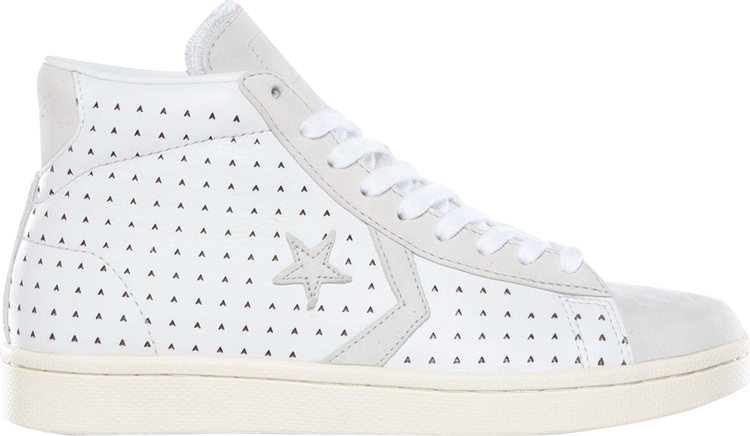 Ace Hotel x Pro Leather Mid 'Perforated A Pattern - White'