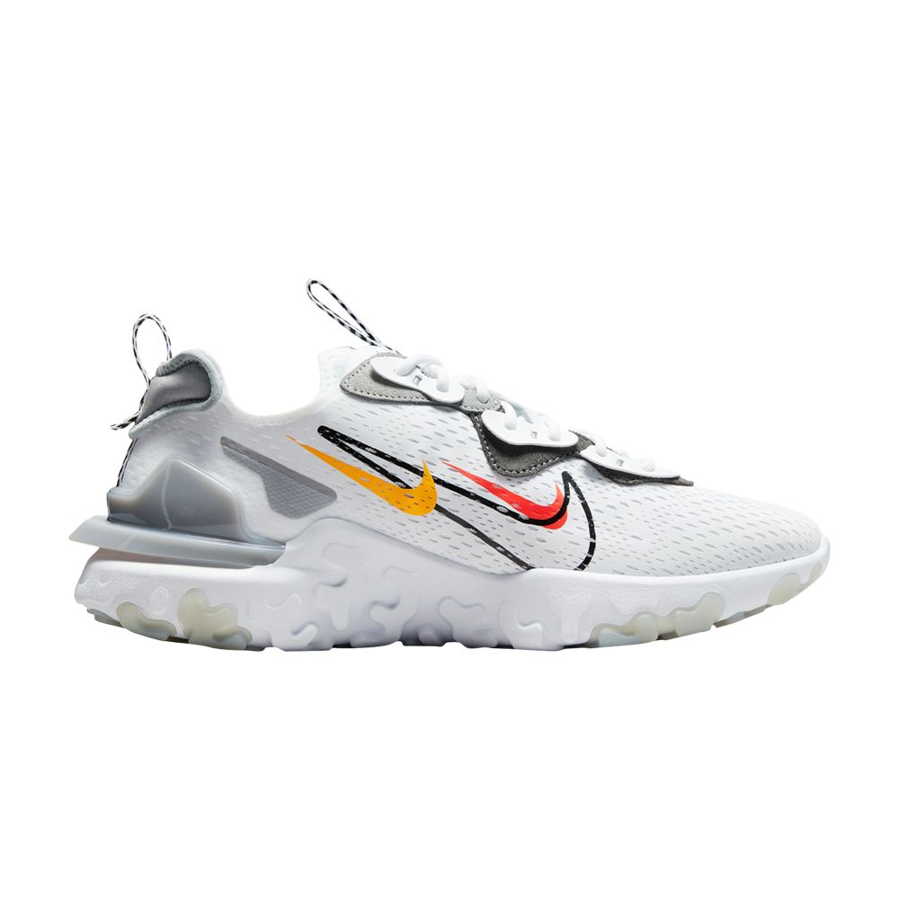 Pre-owned Nike React Vision 'multi-swoosh' In White