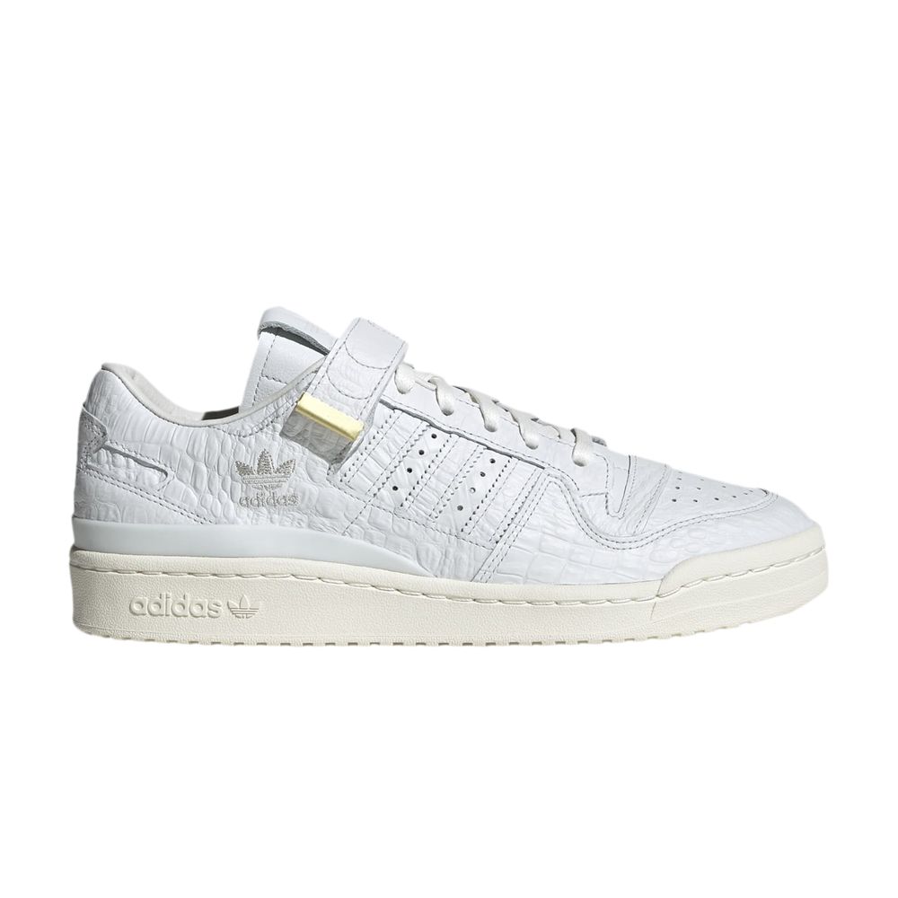 ADIDAS ORIGINALS FORUM 84 LOW 'CROC SKIN - WHITE'