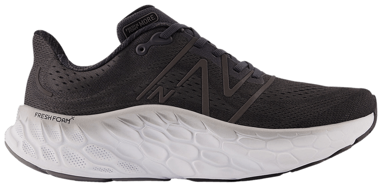 New Balance Fresh Foam X More v4 4E Wide Black Phantom