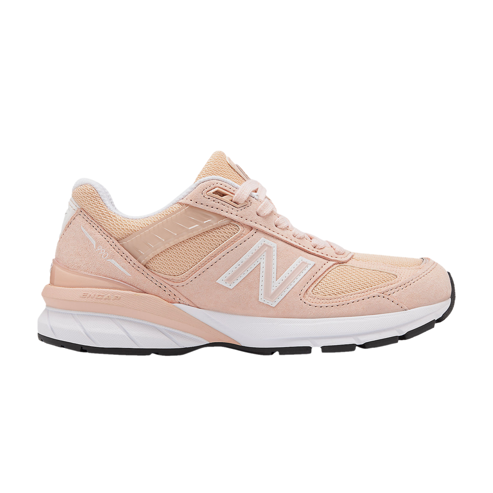 Pre-owned New Balance Wmns 990v5 Made In Usa Wide 'pink'