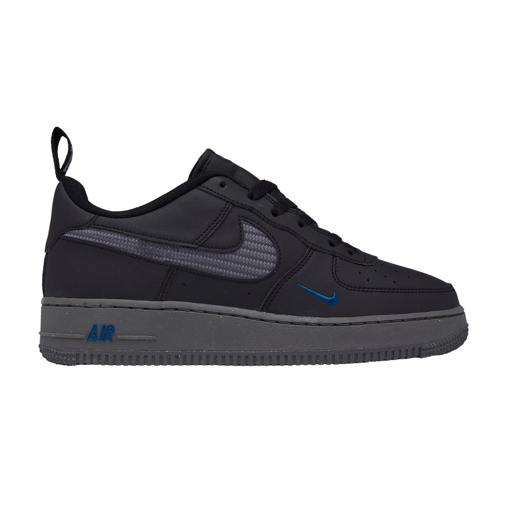 Pre-owned Nike Air Force 1 Jsp Gs 'black Iron Grey' | Kid's Size 4