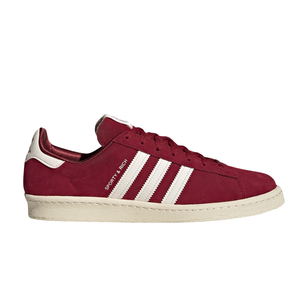 Pre-owned Adidas Originals Sporty & Rich X Campus 80s 'collegiate Burgundy' In Red