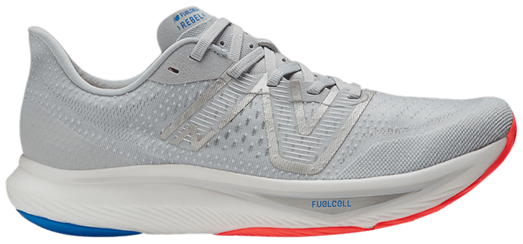 New Balance FuelCell Rebel v3 2E Wide Light Aluminum