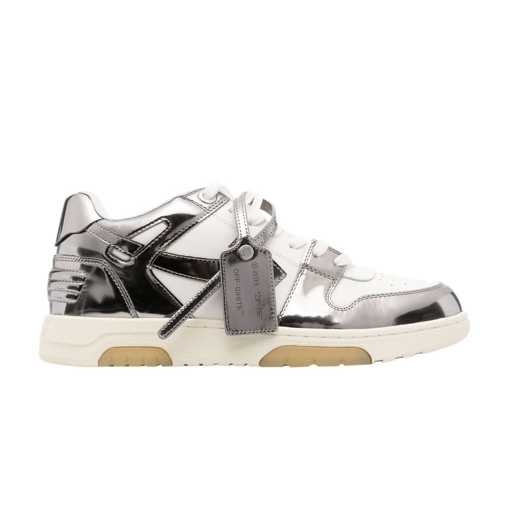 Pre-owned Off-white Out Of Office 'mirror Silver' | Men's Size 40