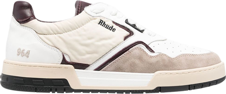 Rhude Racing Sneaker 'White Maroon'