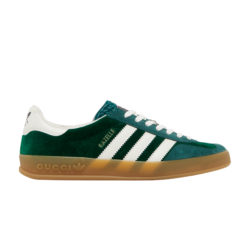 Pre-owned Gucci Adidas X  Gazelle 'green Suede'