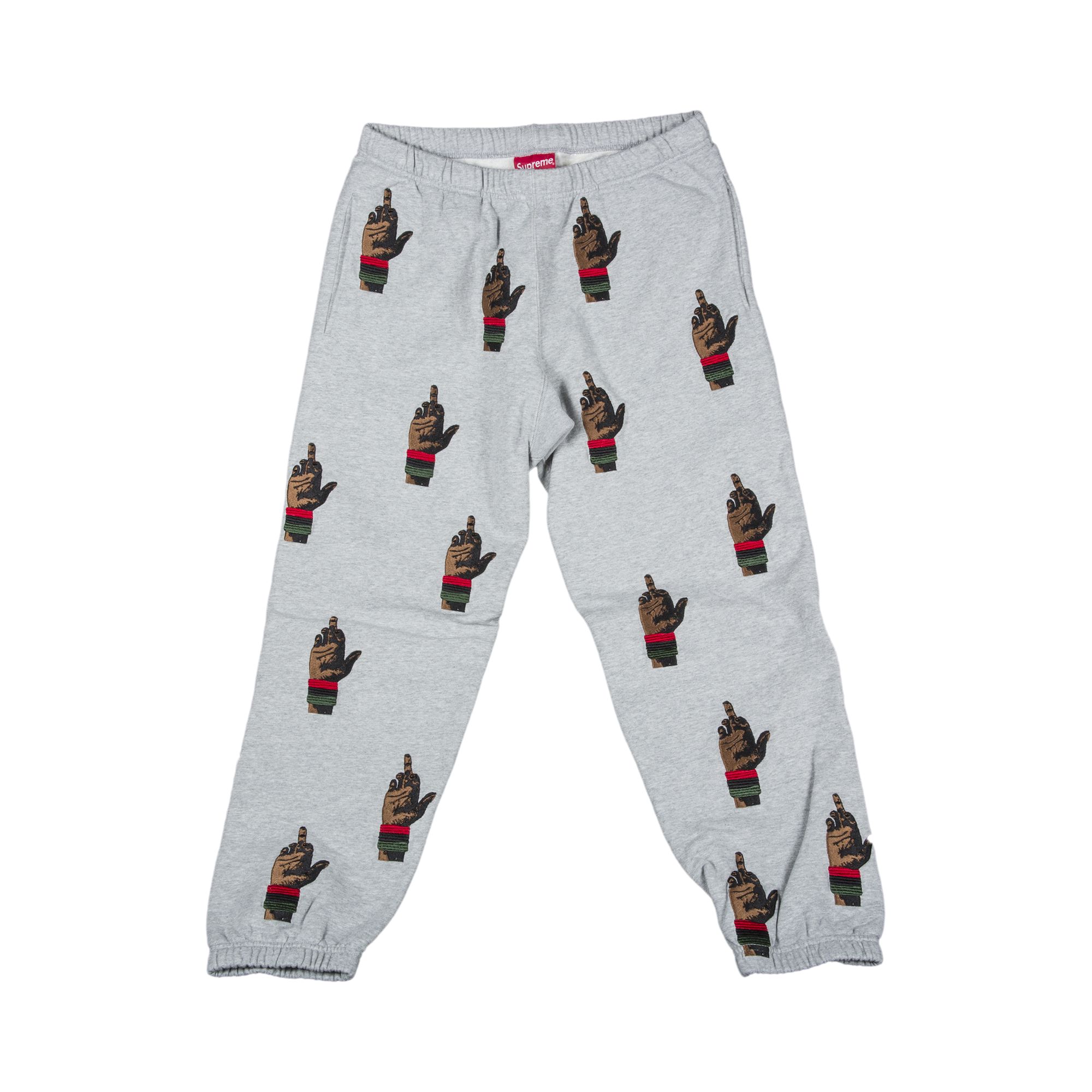 Pre-owned Supreme Dead Prez Rbg Embroidered Sweatpant 'grey' | Men's Size S