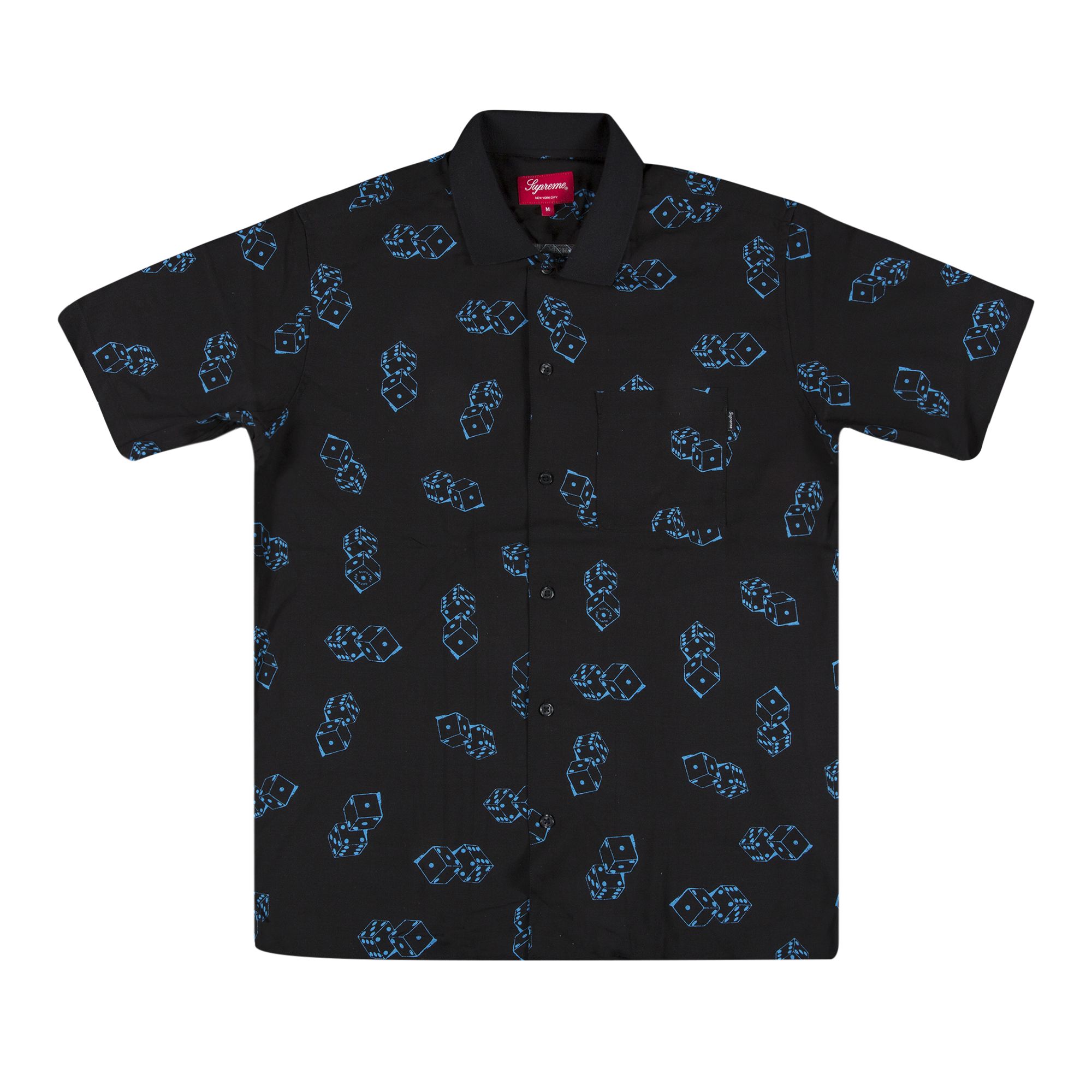 Pre-owned Supreme Dice Rayon Short-sleeve Shirt 'black' | Men's Size L