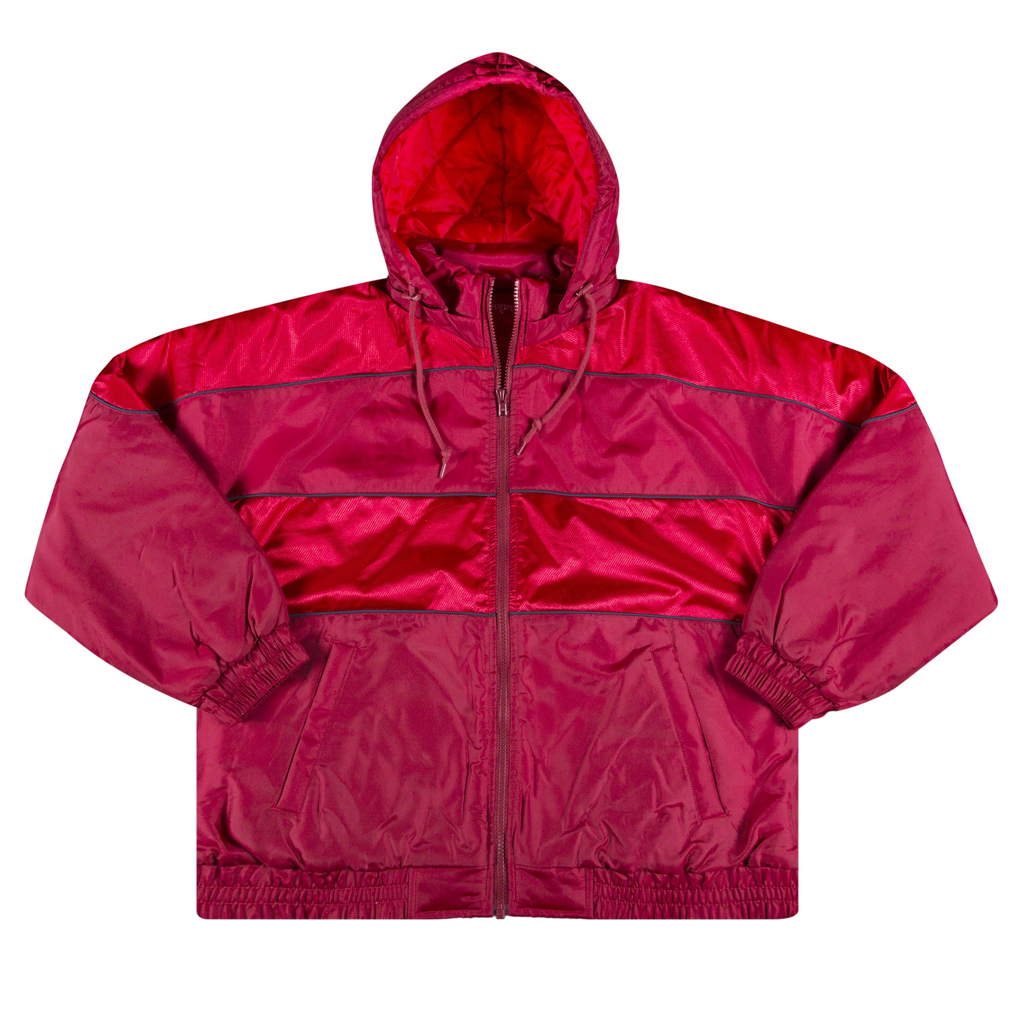 Supreme Sports Piping Puffy Jacket 'Red' | Men's Size M