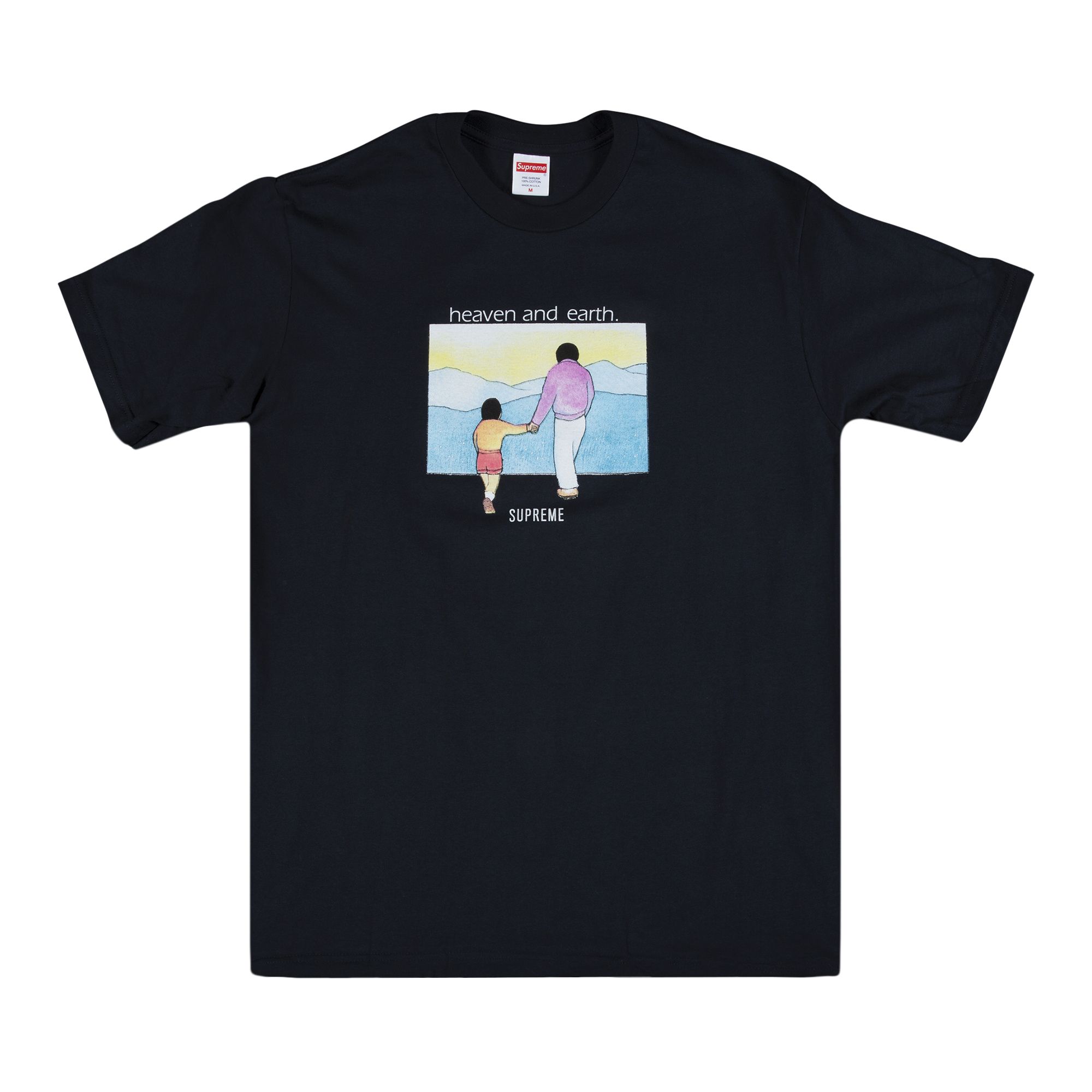 Supreme Heaven And Earth T-Shirt 'Navy' | Blue | Men's Size M